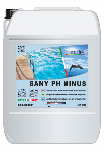 SANY RIDUTTORE DE PH MINUS - 25 KG